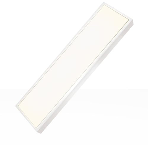 Xtend EcoLight LED Anbaupanel 150x30 cm 4000K UGR19 40W integr. Alu Aufbaurahmen Deckenleuchte Aufputz Rasteranbauleuchte Montagerahmen Aufbau Anbau 160lm/W
