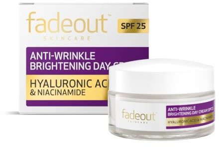Fade Out Advanced+ Age Protection Even Skin Tone Day Cream - Brightening Cream With Hyaluronic Acid and Niacinamide, SPF 25, 50ml