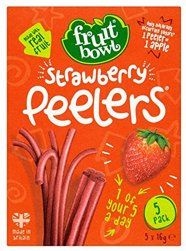 Fruitbowl Strawberry Peelers, 5x16g