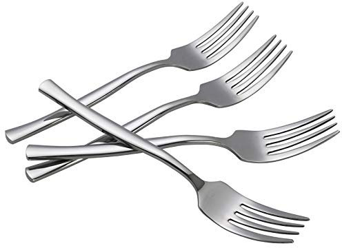 Xowine 12 Pieces Dessert Forks, Stainless Steel Pastry Forks