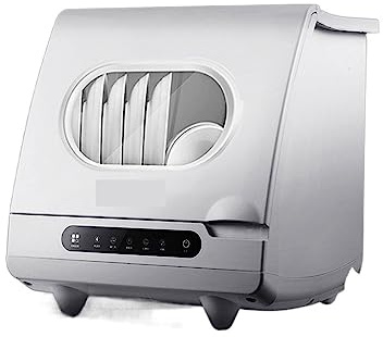 Lavavajillas automático Lavavajillas Pequeño De Sobremesa For El Hogar Sin Instalación Automática Inteligente Desinfección Y Secado 6 Juegos De Lavavajillas Diseño compacto y que ahorra espacio(A1)