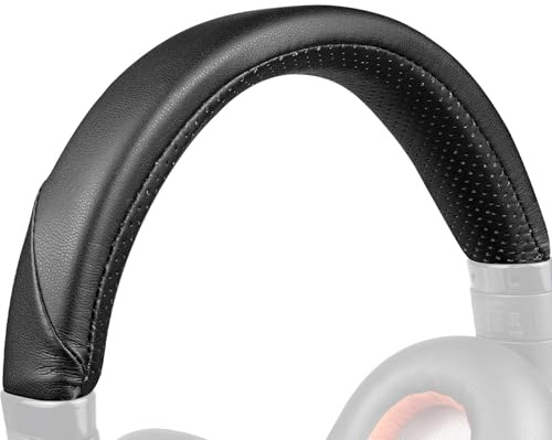 SOULWIT Proteinskinn Huvudbands överdrag för Plantronics BackBeat Pro 1/2, Voyager 8200 UC Hörlurar, Ersättnings Headband Pannband huvudbygel Pad Reparationsdel (Svart)