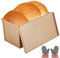 Stampo pane in Cassetta - Stampi Pane Cassetta in Alluminio Antiaderente - Teglia per pane con Coperchio e 2 Guanti Isolanti - Per Toast, Panetteria, Dolci (Oro)