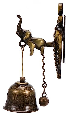 Cabilock Cloche de Porte rétro Ancien Sonnette Vintage Antique Cloches sonnettes pour la Maison décor Vintage Sonnette pour Ouverture de Porte Décor de Cour Avant Carillon d'entrée de Porte