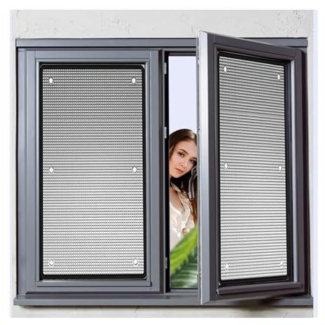 Film Fenetre Anti Regard Occultant Totalement Film D'Isolation Thermique en Aluminium Film De Protection Solaire Anti-UV pour Cuisine Salon Balcon(30x30cm)