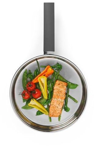 Russell Hobbs Excellence 24cm Frying Pan – Even Heat Distribution, Induction Suitable, Soft-Touch Handle, Mirror Polished Body, Heavier Base for Fast Heating, 5 Year Guarantee