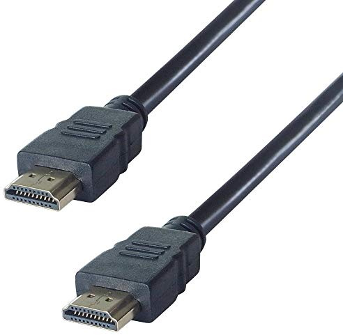 COMPUTER Gear HDMI/HDMI M/M 2 m HDMI HDMI Noir – Adaptateur pour cable (HDMI, HDMI, mâle/mâle, noir, or, 4096 x 2160 pixels)