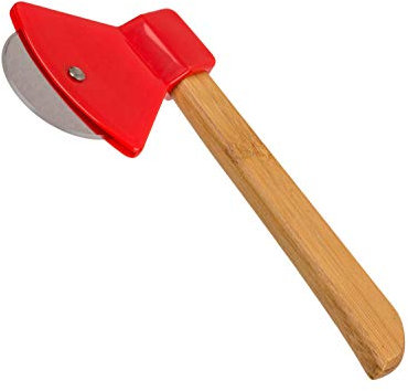 Roulette Pizza 71/3237 Ascia 18 cm Bambù e Inox