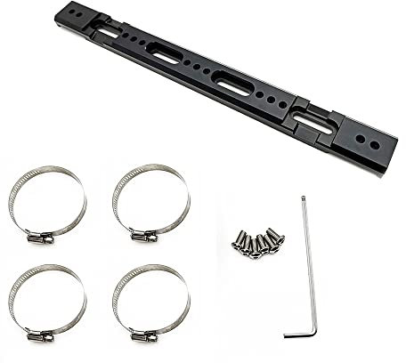 ZLiT for Hailong Electric Bike Battery Mount Bracket, Aluminum Alloy E-Bike Battery Box Bracket Mount for Hailong Polly Bicycle Mount Holder (Black)