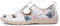 Free Spirit Cleveland Womens White Floral Shoe - Size 3 UK - White