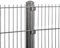 Doppelstabmattenzaun Set 868 Zink| Stabmattenzaun | Mit VA Klemmhalter | Gartenzaun | 183 cm-27.5