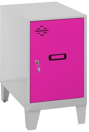 SimonRack Spind, Metall, Grau/Rosa, 575 x 300 x 500 cm