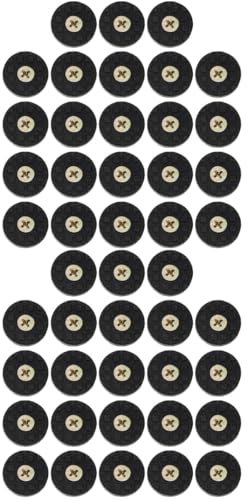 jojofuny 56 Sets Tisch Und Stuhlmatten Schutzpolster Für Den Schreibtisch Aus Edelstahl