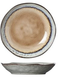 Cosy & Trendy Set di 6 piatti per pane in Ceramqiue, Castor, D15,5 x h3 cm, multicolore