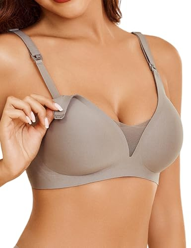 Avidlove Nursing Bras for Breastfeeding Seamless Ultra Comfort Pregnancy Maternity Wireless Bralette