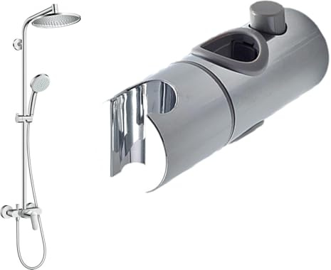 Supporto per soffione a binario - Supporto per doccia, staffa per doccetta regolabile | Staffa di ricambio per supporto di soffione, barra di supporto per doccetta a mano regolabile, utensile