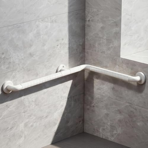 Maniglie per anziani, impugnatura antiscivolo di sicurezza con fluorescenza, 70 x 40 cm, maniglia di sicurezza per vasca da bagno, maniglia di sicurezza a L, per WC, bagno, vasca da bagno, scale,