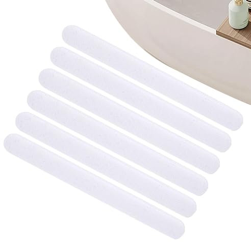 Pegatina de bañera sin deslizamiento sin deslizamiento de ducha anti-deslizamiento | Mangos en el piso de la ducha | Strip de bañera sin cañón | Pegatinas impermeables, accesorios de baño, adecuado pa