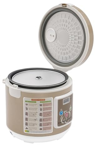 Presse à ail - 5 l - Contrôle intelligent - Machine à fermenter l'ail - Couvercle isolant double couche - Poignée et bouton pratiques - Pour la famille et les professionnels