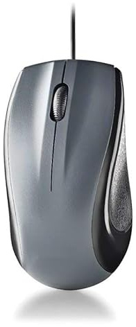 Ratón láser con Cable de 1200 dpi, Material ergonómico, Puerto USB, diseño Compacto. Diseñado para: Uso en Oficina y Videojuegos.