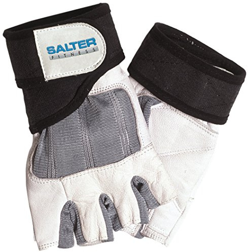 Salter E-237 - Guantes de Fitness, Color Blanco, Talla XL