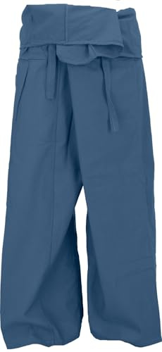GURU SHOP Extra långa thailändska fiskerbyxor av bomull, skötbyxor, XXXL fiskeresman byxor yogabyxor, män/kvinnor