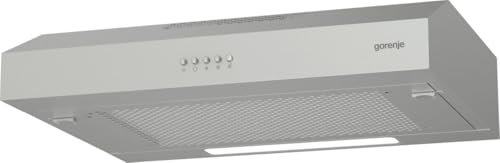 Gorenje WHU629ES/S 200 m³/h De pared Acero inoxidable B - Campana (200 m³/h, Canalizado/Recirculación, E, B, C, 64 dB)