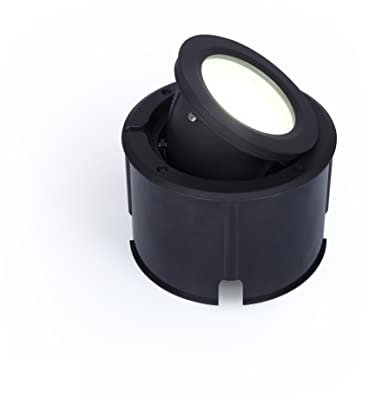 LUTEC LED-golvinstallationslampa ARCTIC, svängbar, robust strålare med 650 lumen, skyddad mot fukt, gjutaluminium, 12,5 W, antracit