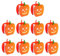 OSALADI 10 Stücke Papier Lichttüten Deko Kürbis Lichtertüten Kerzenhalter Candle Bags Jack O Lantern Kerzen Tüten für Halloween Tischdeko Herbstdeko Thanksgiving Herbst Dekoration