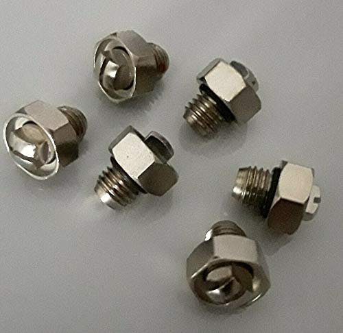 MYSON Radiator Bleed Valve/Screw/Vent/Nipple Replacement x 6