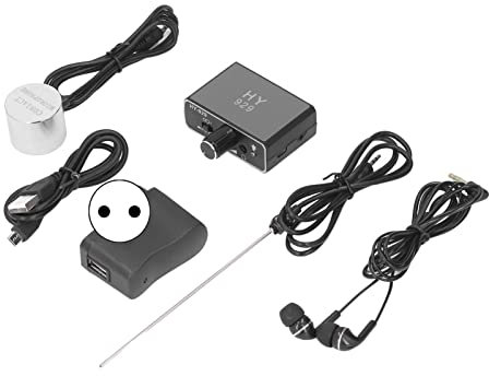 Fockety Detección de Fugas de Agua, Detector de Fugas de tuberías de Agua con sondas duales y Ajuste de Sonido de Auriculares, Monitor de Fugas de tuberías de Agua subterráneas para lavand