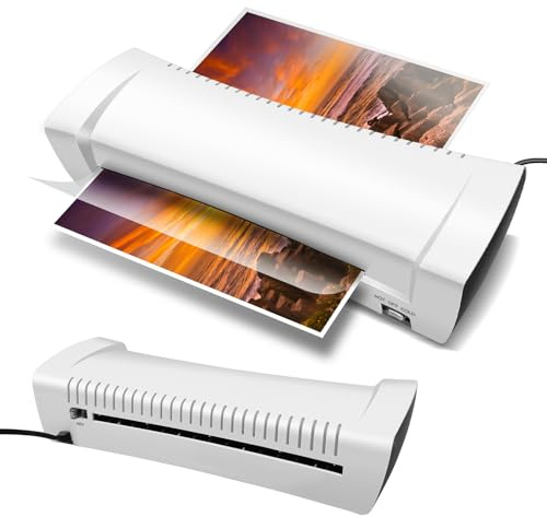 A4 A5 A6 Laminator with Hot and Cold Settings - Portable Laminating Machine with ABS Release Function for Home Office School Use