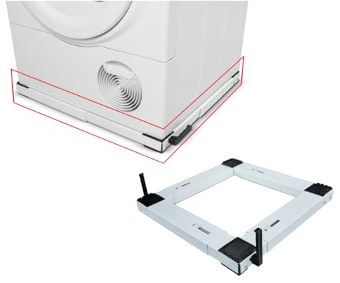 Superior Electronics Universell vibrationsdämpande bas med hjul för tvättmaskin eller torktumlare