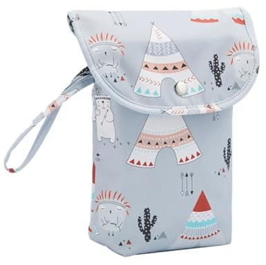 Baby Diaper Bag Waterproof Wet Dry Pack Mummy Storage Pouch Nappy Organizer Insert Tote Purse Travel Stroller Carry Bag