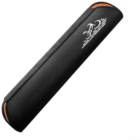 Dolvitrny E-For Fahrrad-Batterieabdeckung aus Neopren für integrierten Unterrohr-Rahmenschutz, Schutzhülle für Elektrofahrzeuge, schmutz- und kratzfest, 38 cm (Orange)