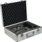 ALUMAXX 45139 Multifunktionskoffer Stratos V, Piloten Koffer Aluminium, Aktenkoffer Alu, Fotokoffer mit Polsterschaum, Pilotenkoffer ca. 52 cm, Silber, Koffer ca. 52 × 48 × 18 cm