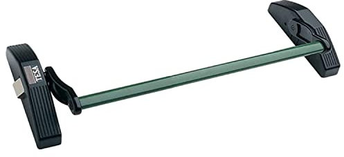 Tesa Assa Abloy 1910908Nv Barra Antipánico, Negro / Verde, 8 Mm