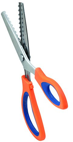Faibo 7640b-5 Ciseaux à cranter pour feutre, 24 cm