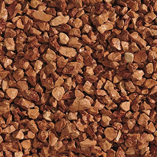 Zandobbio Ciottolo di Marmo Rosso Verona 7/15 Sacco da 25 kg Sassi Pietre arredo Giardino vasi