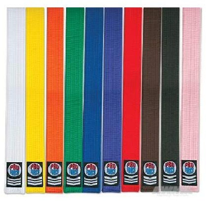 PROFORCE Extra Long Karate/Martial Arts Rank Belts (Yellow, 5-112)