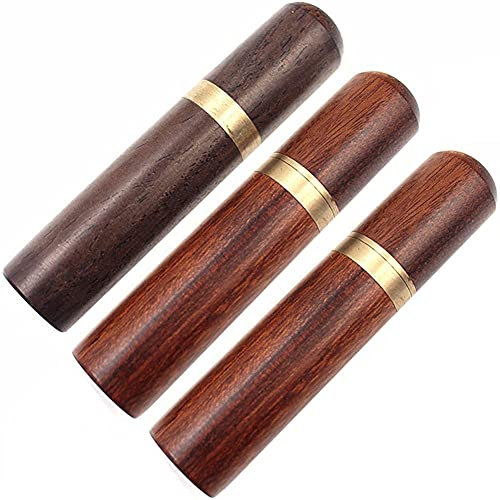 Bontannd 3 Stücke DIY Nähnadeln Halter Aufbewahrungsröhre Holzkiste Hand Nähnadeln Etui Stickerei Mending Nadeln Behälter (zufällige Farbe)