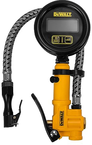 2.5 Digital Inflator with 12 Steel Braided Hose (0 to 200 PSI): Air Compressor not Included