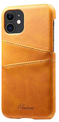 Deger FüR 11 Karten Etui Brieftaschen Etui Aus Leder, UltradüNner Kreditkarten Inhaber Aus PU Leder, 6,1, Khaki