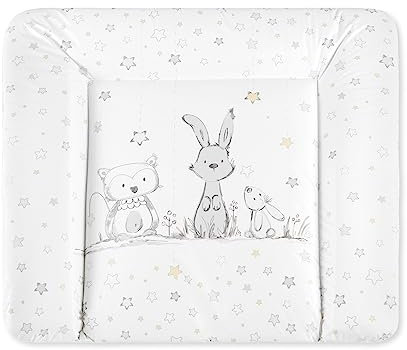 Julius Zöllner Wickelauflage Softy 85x75 cm - Wickelunterlage - wasserdicht und abwischbar - Made in Germany – Oeko-Tex Standard 100 – Sternenfreunde