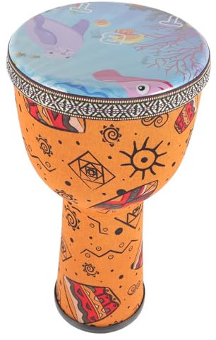 Toyvian Djembe-trommel Für Erwachsene Anfänger Handtrommel Für Kinder Sicheres Material Tragbares Afrikanisches Schlaginstrument
