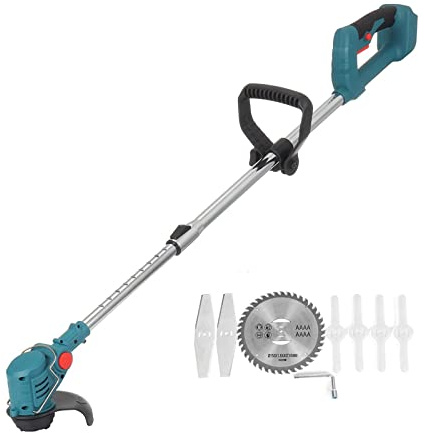Cortadora de césped, cortacésped, cortasetos Recortadora de césped eléctrica de 21 V, cortadora de césped inalámbrica, cortador ajustable de longitud, herramientas de jardín para el cuidado del jardín