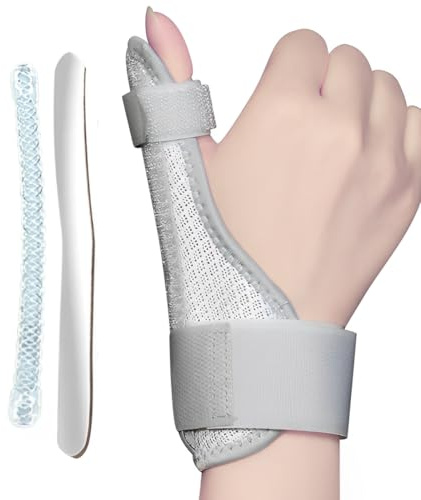 Muñequera Dedo Pulgar, Ferula Pulgar 2 en 1 para Tenosinovitis de De Quervains, Artritis, Dedo en Gatillo, Tendinitis, Alivio del Dolor del Túnel Carpiano y Esguince de Pulgar