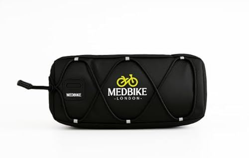MEDBIKE LONDON Waterproof Bike Handlebar Bag Multi-Use Cycling Pouch & Crossbody Bag | Phone, Tools & Accessories Storage – Compact, Durable & Lightweight