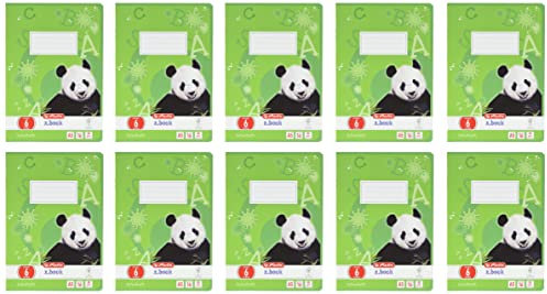 Herlitz Schulheft x.book A5, Lineatur 6, blanko, 16 Blatt, 10 Stück