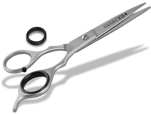 Ergo Haarschere 5,5 Zoll mit glatter scharfer Schnittfläche, rostfreies Eisgehärtetes Edelstahl